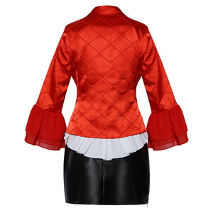 Disfraz de Personaje de Película - Disfraz de Arlequín Femenino, Traje Rojo de Tela de Poliéster, Disfraz de Halloween - Product Image 4