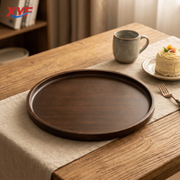 Plateau rectangulaire en bambou en gros - Plateau de service en bois empilable pas cher pour restaurant et café