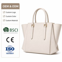 Sac fourre-tout de luxe personnalisé en cuir microfibre, sacs à main géométriques minimalistes d'inspiration architecturale pour femmes, sac à bandoulière de créateur en vogue