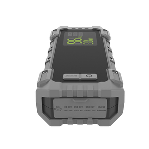 เครื่องจั๊มพ์สตาร์ทรถยนต์แบบพกพา กำลังสูง 12V พร้อมหน้าจอดิจิตอลอเนกประสงค์ ความจุ 24000mAh พร้อมไฟ LED สำหรับรถยนต์และรถบรรทุกขนาด 3.8 ลิตร - Product Image 2