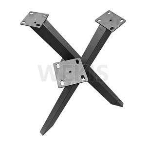Patas de Mesa Metálicas Negras WEKIS de 71 cm de Alto - Estructura de Araña para Mesa de Centro, Mesa de Sala de Estar, Mesa de Conferencias, Patas de Muebles Resistentes - Product Image 4