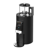 Samovar électrique turc portable Hotsy, nouveau design, grande capacité, en acier inoxydable, 3L+1L, avec fonction maintien au chaud