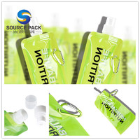 Pochettes Doypack à bec verseur personnalisées imprimées en héliogravure pour emballage liquide, jus et eau minérale, recyclables