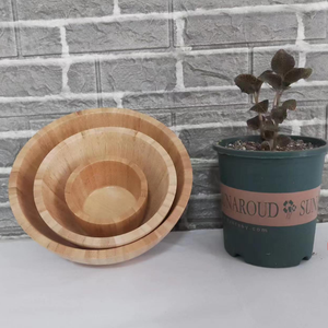 Tigela de frutas para salada de bambu barata - Product Image 5