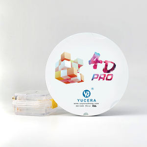 Yucera 4D Dental Zirconia Block <span class=keywords><strong>Precio</strong></span> 14 Unitbridge Fullarch Veneer 98 95 89 Amann System * 10-25mm CAD CAM con <span class=keywords><strong>precio</strong></span> de fábrica - Product Image 2