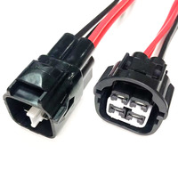 Konektor Tahan Air 2 Arah 3 Arah 4 Arah Jantan Betina 4.8MM Pitch Kabel Konektor Kipas Elektronik