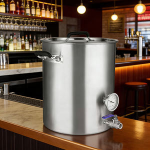 Accesorios personalizados en equipo de elaboración de cerveza de acero inoxidable grande de inducción 50L - Product Image 1