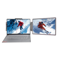 Monitor Portátil Dual de 15.6 Pulgadas para Laptop/PC, con Tipo-C, Precio Económico, Profesional, Monitor Portátil de Tres Pantallas