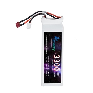 Batería para Dron de Carreras RC 2S 7.4V 3300mAh 60C, Piezas para Helicóptero, Auto, Barco y Avión UAV - Product Image 3