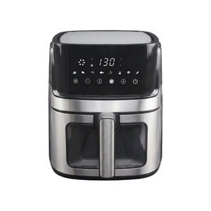 Freidora de Aire <span class=keywords><strong>El</strong></span>éctrica Multifuncional de 6.5L con Pantalla LED Táctil, Acero Inoxidable, Antiadherente, Sin Aceite, Ventana Visible, para <span class=keywords><strong>el</strong></span> Hogar - Product Image 1
