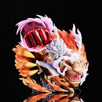Figura de Acción de Anime Japonés GK TH de PVC, Pirata León Nika Luffy, Ojos Ardientes de Cuatro Etapas que Brillan, en Caja Blister, Unisex