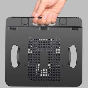 Popular Desktop Multi-Angle Adjustment Foldable <b>Laptop</b> Bracket Vertical Abs <b>Laptop</b> Stand <b>Holder</b> - Product Image 3