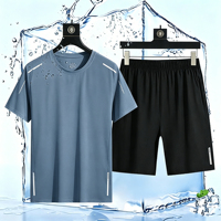 Traje Deportivo Unisex de Alta Calidad con Franjas Reflectantes, Talla Grande para Adultos, Transpirable, de Malla, de Secado Rápido, Ecológico, Elástico en Cuatro Direcciones
