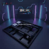 Nouvelle Arrivée Langle : Simulateur Dynamique Rotatif 4 DOF à 3 Écrans pour Jeu de Course Automobile