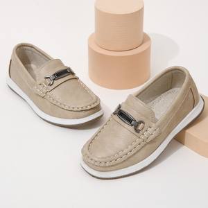 Zapatos de vestir informales para niños, cómodas suelas blandas, mocasines antideslizantes, diseño plano para la escuela o el verano de primavera - Product Image 3
