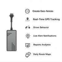 Rastreador GPS 4G LTE Impermeable, Rastreo en Tiempo Real, Apagado Remoto del Motor, Detección ACC, Control por Aplicación Android, Apto para Automóviles