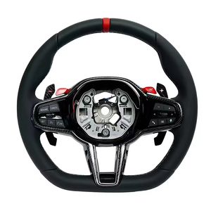 Volante Deportivo Personalizado de Fibra de Carbono con LED para <span class=keywords><strong>BMW</strong></span> CS M3 M4 G80 G20 G21 G22 G42 G29, <span class=keywords><strong>Interior</strong></span> de Auto Mejorado - Product Image 1