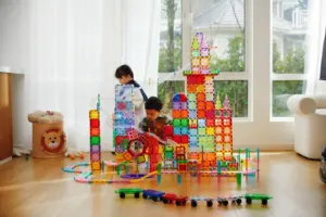 88pcs Magnetic Building Blocks Set DIY Educational Toys For Kids Funny Intelligence Magnet Tiles For Learning
