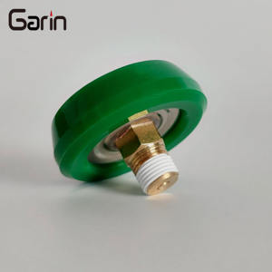 मेडिकल ऑक्सीजन नियामक के लिए ग्रीन रबर कवर के साथ फैक्ट्री डायरेक्ट सेल्स प्रेशर गेज - Product Image 4