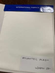 Atlantic 58 \ "Ancho Poly Cotton Shirting Fabric Plain Dyed Wedding Dress Material Estilo tejido para Activewear Alta calidad de exportación - Product Image 5