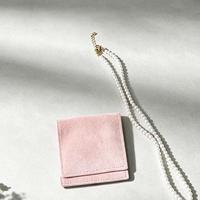 Pochette à bijoux en microfibre avec logo personnalisé, souple et pliable, pour ranger les colliers, les bagues, les boucles d'oreilles, emballage cadeau pour bijoux