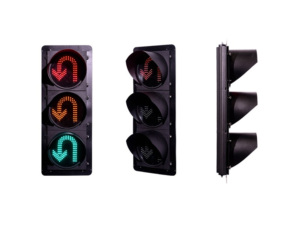 Exclusivo para Vehículos: Señalización de Tráfico LED de 300mm con Tres Combinaciones, Alimentación Solar y Eléctrica para Uso en Carreteras de Emergencia - Product Image 6