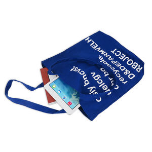 Bolso de lona grande personalizado Kanvas para mujer, estampado de letras con asas portátiles para uso en exteriores a la moda, promoción - Product Image 3