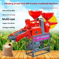 Petite machine à décortiquer le riz domestique à faible bruit, origine Chine, capacité 50 kg, fonctions de broyage, d'écosage et de battage