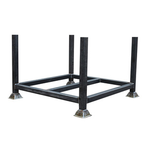 Marco <span class=keywords><strong>de</strong></span> apilamiento comercial fabricado personalizado móvil portátil tubo frío acero Stillages Pallet Rack piezas <span class=keywords><strong>de</strong></span> andamio - Product Image 1