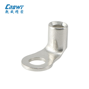 Rnb tùy chỉnh 90 độ ống đồng uốn thiết bị đầu cuối lạnh ép không cách điện Vòng cho cáp Lugs - Product Image 3