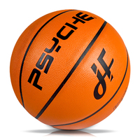 Ballon de basket en cuir de vache avec logo personnalisé Psyche, taille 7, pour les matchs en salle