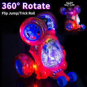 Vehículo Eléctrico Infantil Personalizado al por Mayor, Juguete <span class=keywords><strong>Coche</strong></span> RC con Rotación 360 Grados, Control Remoto con Luces Intermitentes y Música - Product Image 3