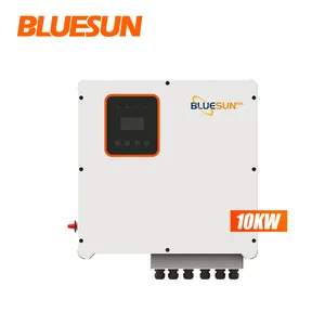 10kw Hybride Inverter 10kva 12kva Hybride Zonne-Energie Omvormer Lage Frequentie 3 Fase Ip65 Pure Sinus Hybride Zonne-Energie Omvormer