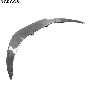 Pour <span class=keywords><strong>AUDI</strong></span> R8 2017-2024 V Style Véritable fibre de carbone Spoiler avant sport Pelle de carrosserie avec installation facile pour Spyder 5.2 - Product Image 2