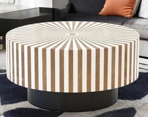 Mesa de Centro de Incrustaciones de Hueso de Primera Calidad para Diseñadores de Interiores, Diseño de Interiores de Lujo y Muebles de Boutique a Precio de Descuento - Product Image 5