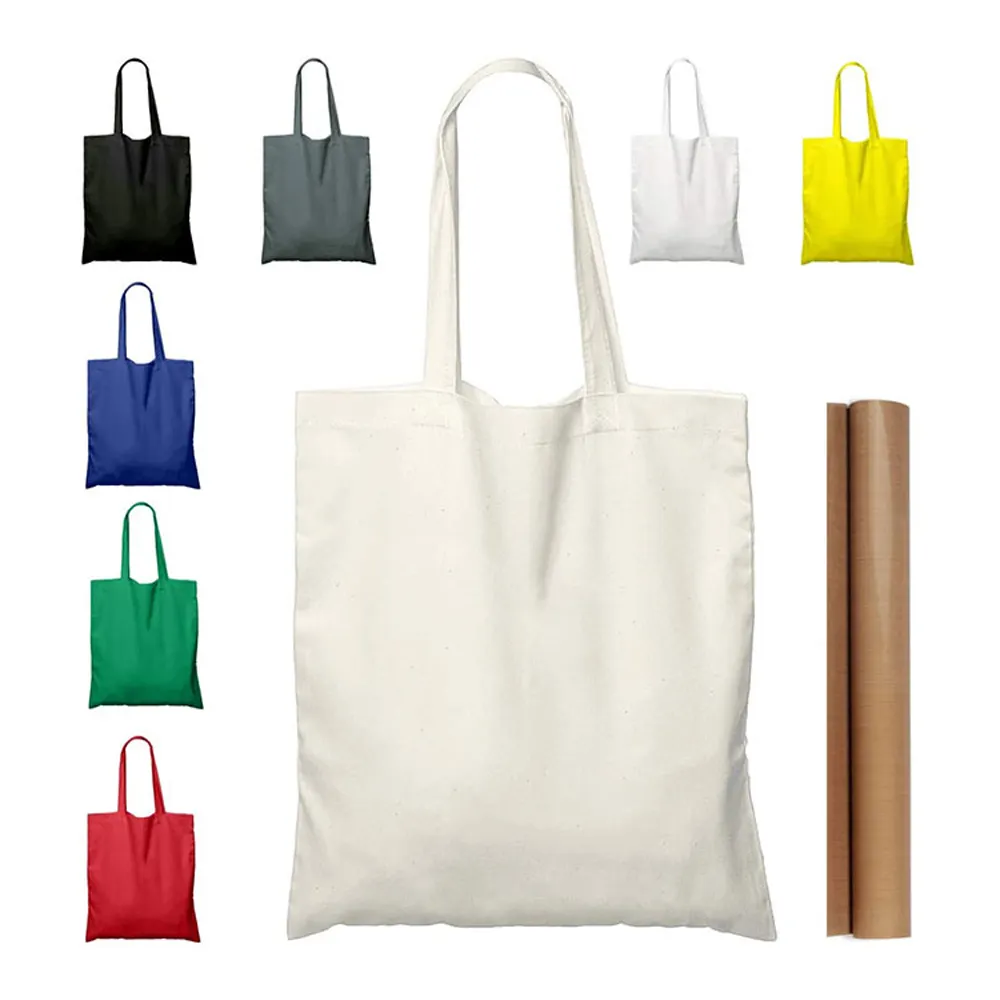 Custom Logo Eco Natural Blank Bulk Cloth Shopping Canvas Cotton Plain Tote Bag Cotton With Logo Printing