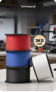 เส้นพลาสติกสำหรับเครื่องพิมพ์สามมิติ PETG ขนาด 1.75 มม. มี 33 สีให้เลือกปรับแต่งได้ ความเหนียวสูง ม้วนเรียบร้อย ไม่มีฟองอากาศ - Product Image 2