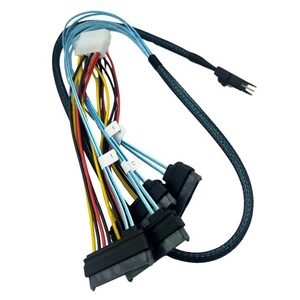 وحدة تحكم SAS صغيرة مباشرة إلى <span class=keywords><strong>4</strong></span> SAS (من SAS) تعمل بالدفع بالكابل مع القدرة - Product Image 3