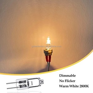 Bombilla Bi-Pin <span class=keywords><strong>G4</strong></span> T3 de 20 Vatios y 120lm, AC/DC <span class=keywords><strong>12V</strong></span>, para Luces Decorativas, Lámparas Bajo Muebles, Candelabros e Iluminación de Rieles - Product Image 2