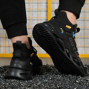 جويزا-حذاء أمان للرجال, حذاء ذو نعل من البلاستيك والمطاط خفيف الوزن للحماية الاحترافية مصنوع من الفولاذ المقاوم للصدأ ذو نعل علوي يسمح بالتهوية - Product Image 3