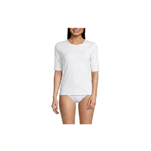 <b>Women</b> Athletic Rash Guard Short Sleeve <b>Swim</b> Top Sports <b>Shirt</b> Beach Swimming Activewear Custom Manufacturer - Product Image 1