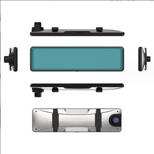 X13 Hot Bán Bán Buôn 10 Inch Streaming Xe Hộp Đen Dash Cam 2.5D Cong Gương Xe Video DVR Ghi <span class=keywords><strong>Camera</strong></span> Chiếu hậu - Product Image 2