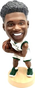 Giannis Antetokounmpo Bucks bambola giocattolo in resina stampo sport basket star accessori per auto figurine anime scuotendo testa bobble personalizzata - Product Image 3