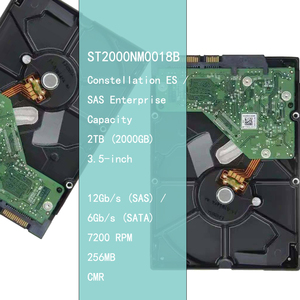 Disque dur interne ST2000NM0018B 2 To 3,5 pouces 7200 tr/min SATA 6 Gbit/s 256 Mo de cache, disque dur d'entreprise pour serveur et stockage de centre de données - Product Image 1