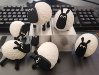 Modèle d'ornement de chèvre articulé imprimable en 3D, imprimé en PLA, personnalisable et disponible à l'achat en gros, jouet articulé imprimé en 3D