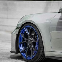 Jantes en aluminium forgé sur mesure de 18 à 24 pouces, deux pièces, avec jantes 5x130 et rayons profonds pour Porsche 911 2024