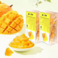 Bonbons gélifiés Gomitas à la mangue, forme cube, boîte