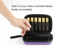 Diffuseur de stockage de voyage personnalisé EVA 10ml 15ml huile essentielle sac de transport étui pochette