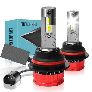 Faros Delanteros LED para Automóvil Wang Jun A7, H1 H7 H11 9005 9006 9007 9004 H4 H13 9-36V, Color Rojo Gunmetal, Aluminio y Cobre - Product Image 5