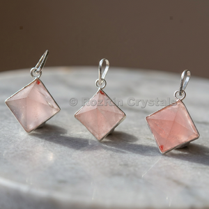 Colgante de Pirámide de Ágata Natural, Collar de Cristal Curativo Clásico, Joyería Espiritual de Chakra, Regalo para Mujeres y Hombres - Product Image 2